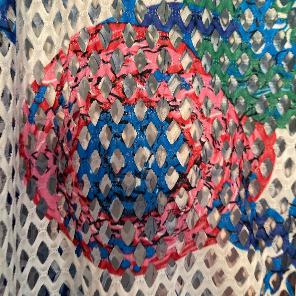 Open-weave Button Front Top - Picture 10 of 14